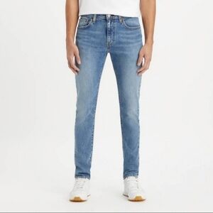 MENS LEVIS 510 SKINNY JEANS MEDIUM WASH DENIM STRAIGHT LEG STRETCH SIZE 28